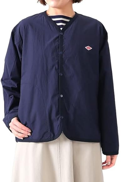 BEAMS DANTON ブロードクロス シャツカーディガン BEAMS DANTON ブロードクロス シャツカーディガン
